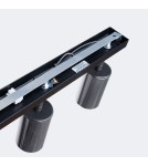 Adjustable ceiling lamps - spots - Sollux Plafond WINX 3 black/chrome SL.1368 - product 4