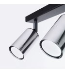 Adjustable ceiling lamps - spots - Sollux Plafond WINX 3 black/chrome SL.1368 - product 6