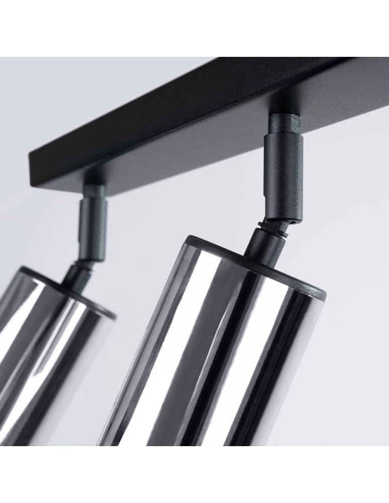 Adjustable ceiling lamps - spots - Sollux Plafond WINX 3 black/chrome SL.1368 - product kolory-swiatla.pl 7