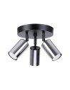 Sollux Plafond WINX 3P black/chrome SL.1369