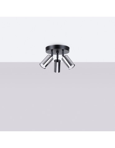 Sollux Plafond WINX 3P black/chrome SL.1369 - product 2