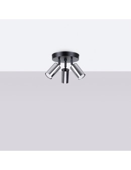 Sollux Plafon WINX 3P czarny/chrom SL.1369 - produkt 2