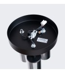 Adjustable ceiling lamps - spots - Sollux Plafond WINX 3P black/chrome SL.1369 - product 4