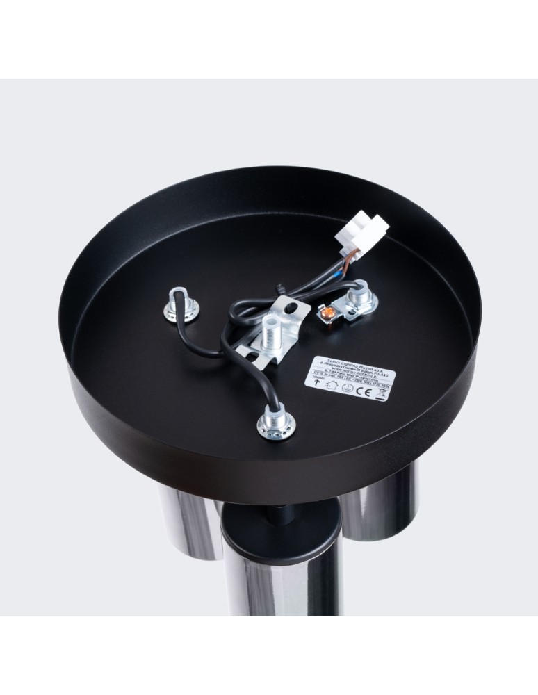 Adjustable ceiling lamps - spots - Sollux Plafond WINX 3P black/chrome SL.1369 - product kolory-swiatla.pl 4