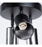 Adjustable ceiling lamps - spots - Sollux Plafond WINX 3P black/chrome SL.1369 - product 5