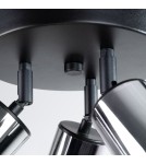 Adjustable ceiling lamps - spots - Sollux Plafond WINX 3P black/chrome SL.1369 - product 6