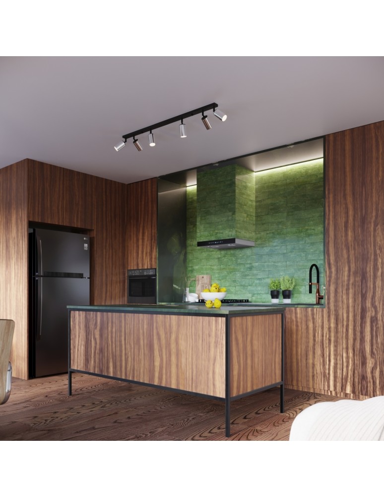 Adjustable ceiling lamps - spots - Sollux Plafond WINX 3P black/chrome SL.1369 - product kolory-swiatla.pl 11