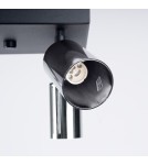 Adjustable ceiling lamps - spots - Sollux Plafond WINX 4 black/chrome SL.1370 - product 5