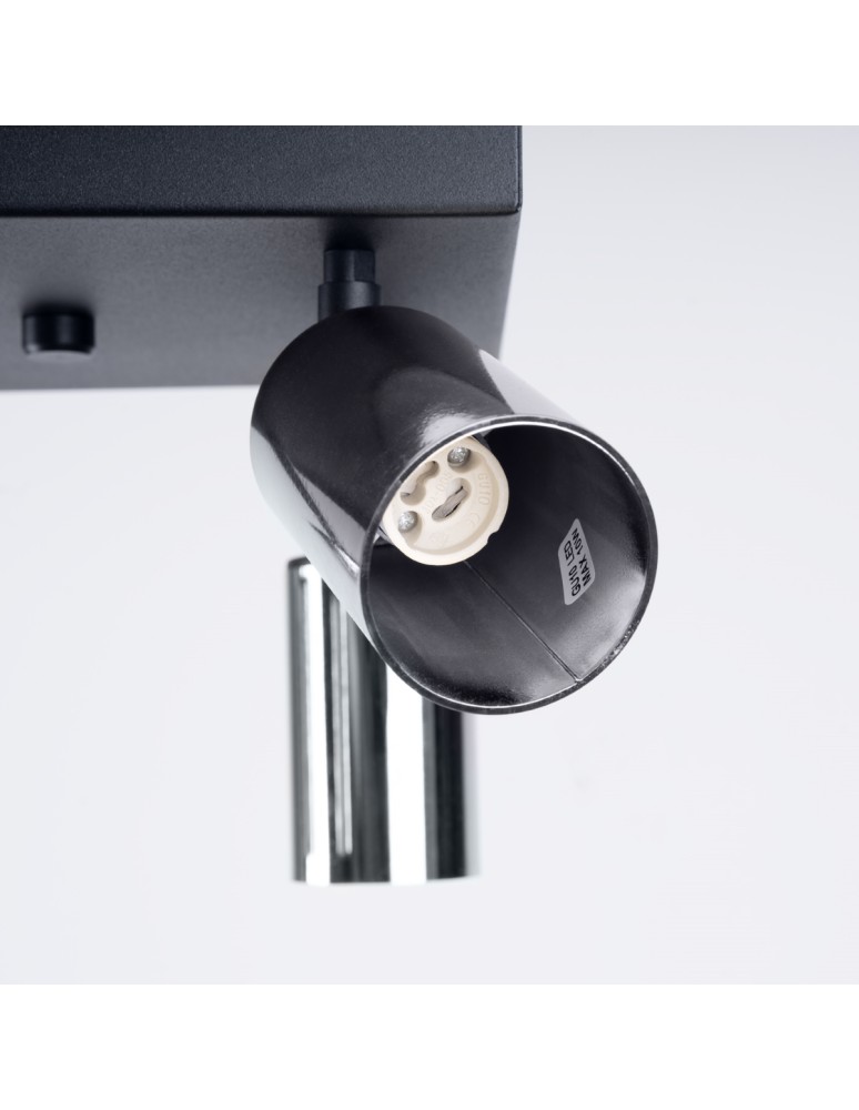 Adjustable ceiling lamps - spots - Sollux Plafond WINX 4 black/chrome SL.1370 - product kolory-swiatla.pl 5
