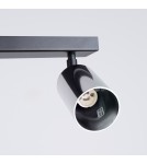 Adjustable ceiling lamps - spots - Sollux Plafond WINX 4L black/chrome SL.1371 - product 5