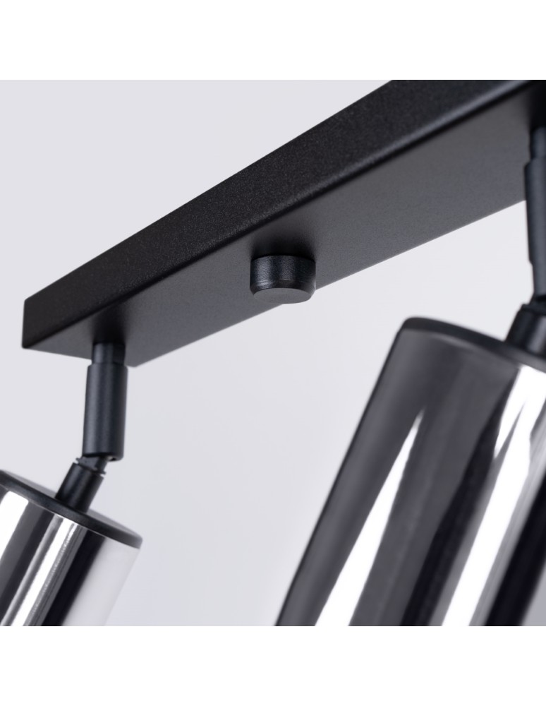 Adjustable ceiling lamps - spots - Sollux Plafond WINX 4L black/chrome SL.1371 - product kolory-swiatla.pl 7