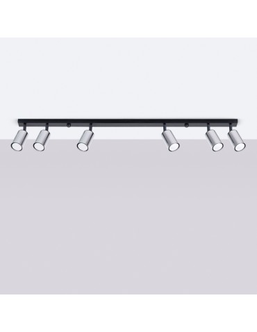 Sollux Plafon WINX 6L czarny/chrom SL.1372 - produkt 2