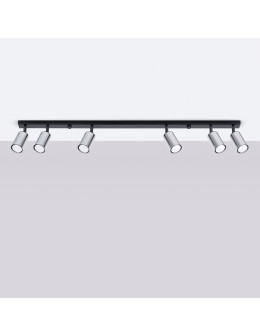 Sollux Plafon WINX 6L czarny/chrom SL.1372 - produkt 2