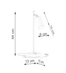 Table lamps - Sollux WINX desk lamp black/chrome SL.1373 - product 8