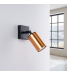 Wall lamps - Sollux Wall lamp WINX black/copper SL.1374 - product 2