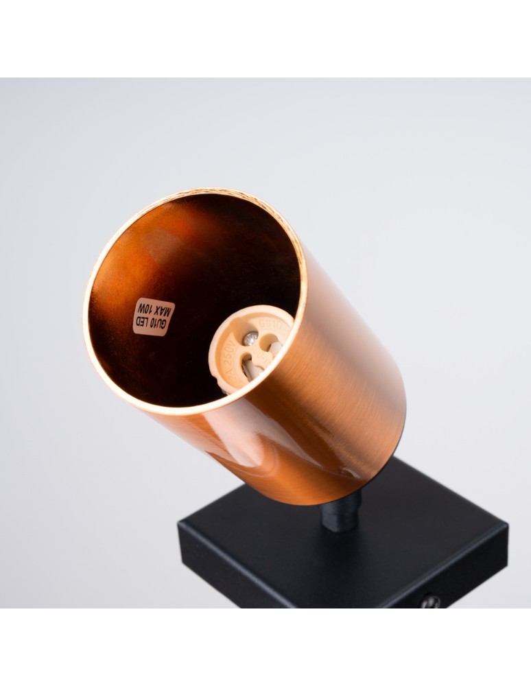 Wall lamps - Sollux Wall lamp WINX black/copper SL.1374 - product kolory-swiatla.pl 5