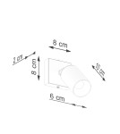 Wall lamps - Sollux Wall lamp WINX black/copper SL.1374 - product 9