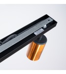 Adjustable ceiling lamps - spots - Sollux Plafond WINX 2 black/copper SL.1375 - product 4