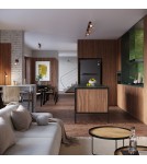 Adjustable ceiling lamps - spots - Sollux Plafond WINX 2 black/copper SL.1375 - product 11