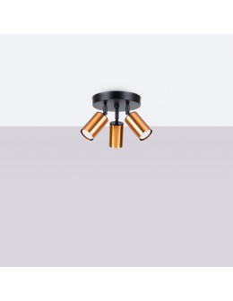 Sollux Plafon WINX 3P czarny/miedź SL.1377 - produkt 2