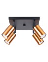 Sollux Plafond WINX 4 black/copper SL.1378