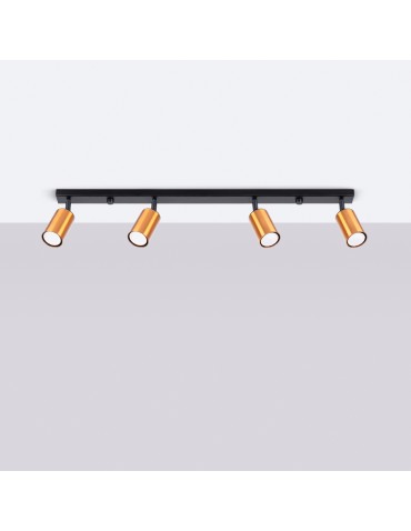 Sollux Plafond WINX 4L black/copper SL.1379 - product 2