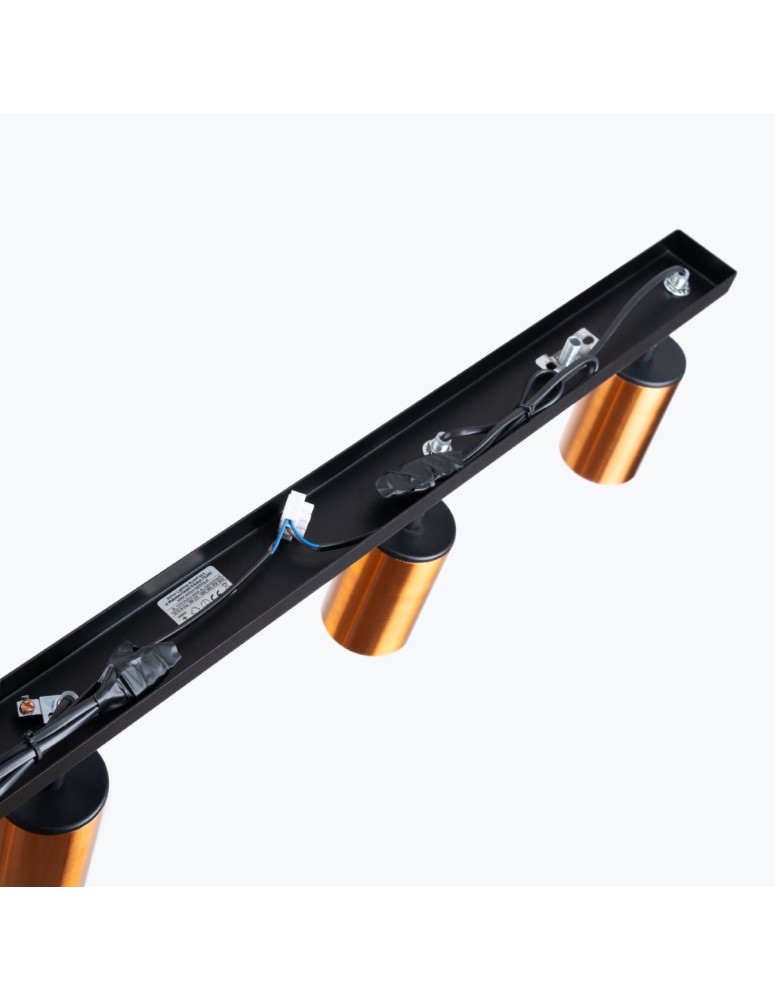 Adjustable ceiling lamps - spots - Sollux Plafond WINX 4L black/copper SL.1379 - product kolory-swiatla.pl 4