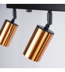 Adjustable ceiling lamps - spots - Sollux Plafond WINX 4L black/copper SL.1379 - product 6