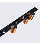 Adjustable ceiling lamps - spots - Sollux Plafond WINX 6L black/copper SL.1380 - product 4