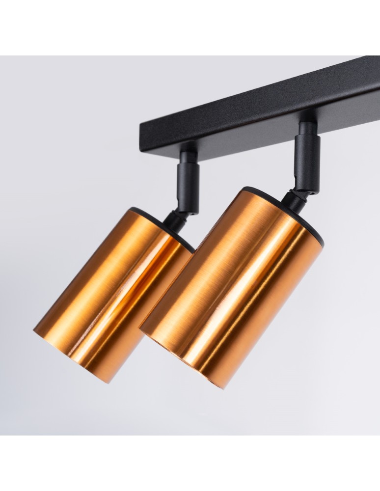 Adjustable ceiling lamps - spots - Sollux Plafond WINX 6L black/copper SL.1380 - product kolory-swiatla.pl 6