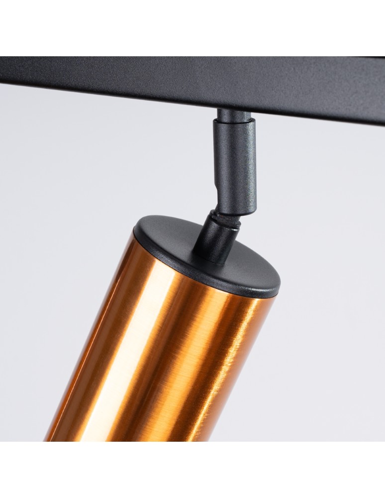 Adjustable ceiling lamps - spots - Sollux Plafond WINX 6L black/copper SL.1380 - product kolory-swiatla.pl 9