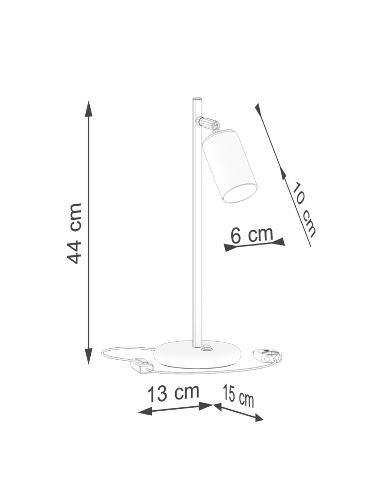 Table lamps - Sollux WINX desk lamp black/copper SL.1381 - product kolory-swiatla.pl 8