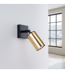 Wall lamps - Sollux Wall lamp WINX black/gold SL.1382 - product 2