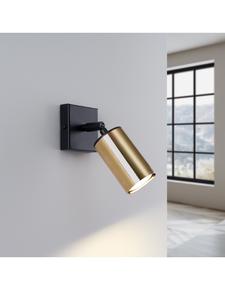Wall lamps - Sollux Wall lamp WINX black/gold SL.1382 - product kolory-swiatla.pl 3