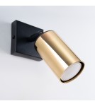 Wall lamps - Sollux Wall lamp WINX black/gold SL.1382 - product 8