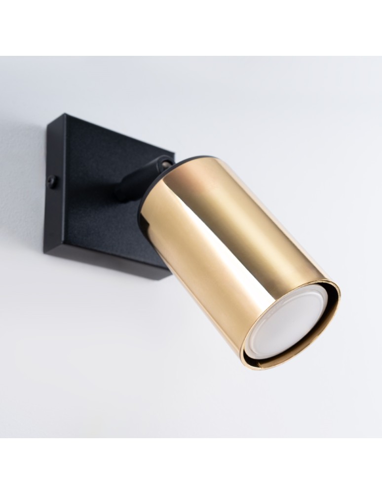 Wall lamps - Sollux Wall lamp WINX black/gold SL.1382 - product kolory-swiatla.pl 8