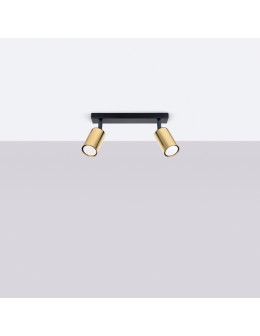 Sollux Plafon WINX 2 czarny/złoty SL.1383 - produkt 2