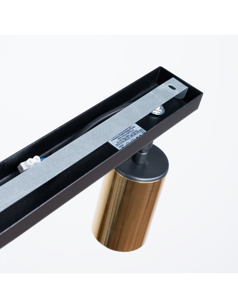 Adjustable ceiling lamps - spots - Sollux Plafond WINX 2 black/gold SL.1383 - product kolory-swiatla.pl 4