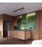 Adjustable ceiling lamps - spots - Sollux Plafond WINX 2 black/gold SL.1383 - product 10