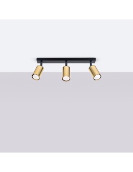 Sollux Plafon WINX 3 czarny/złoty SL.1384 - produkt 2