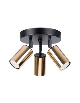 Sollux Plafond WINX 3P black/gold SL.1385