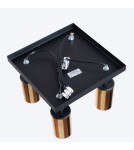 Adjustable ceiling lamps - spots - Sollux Plafond WINX 4 black/gold SL.1386 - product 4