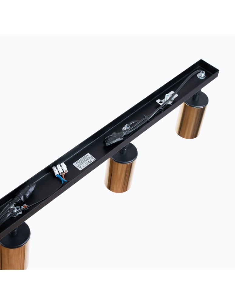 Adjustable ceiling lamps - spots - Sollux Plafond WINX 4L black/gold SL.1387 - product kolory-swiatla.pl 4