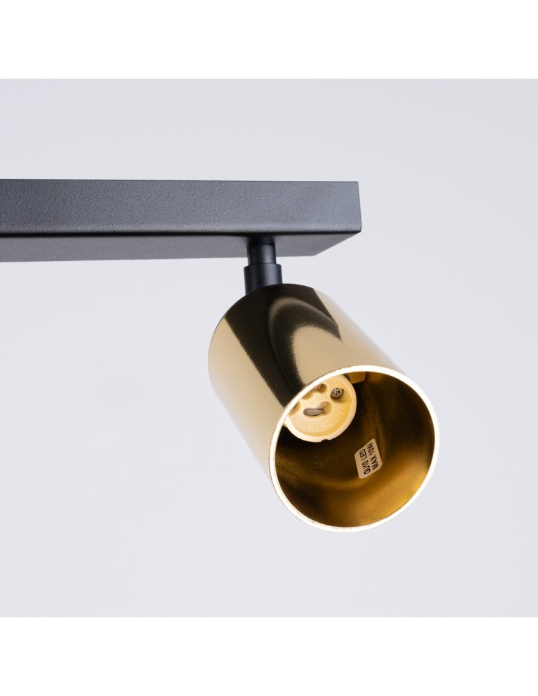 Adjustable ceiling lamps - spots - Sollux Plafond WINX 4L black/gold SL.1387 - product kolory-swiatla.pl 5