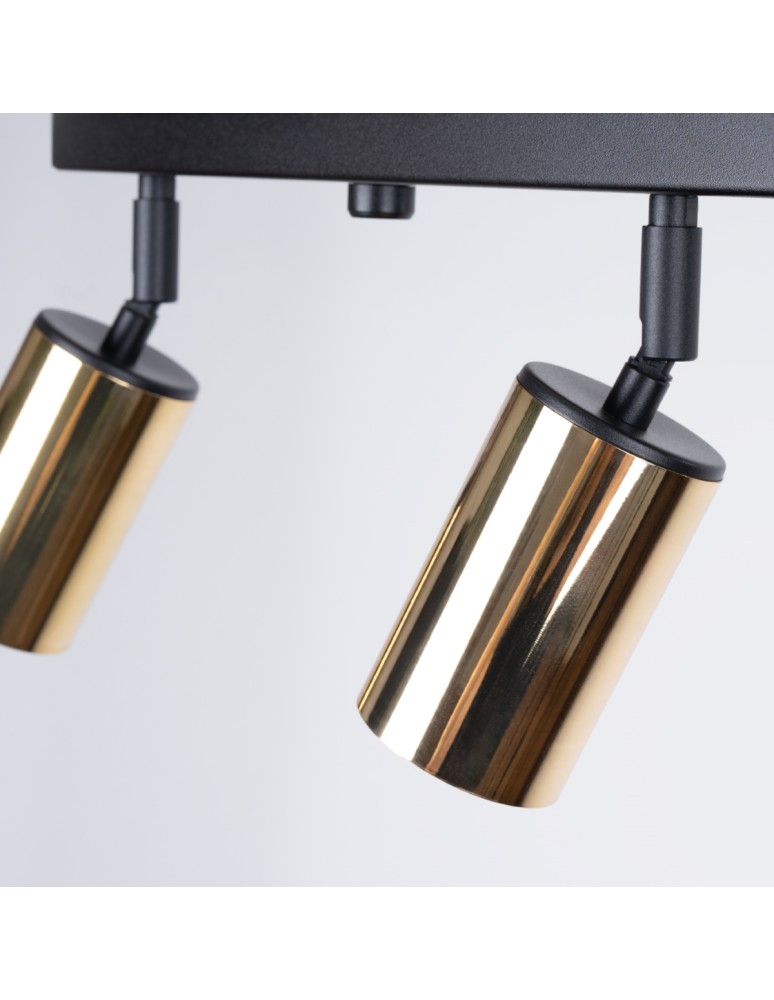 Adjustable ceiling lamps - spots - Sollux Plafond WINX 4L black/gold SL.1387 - product kolory-swiatla.pl 6