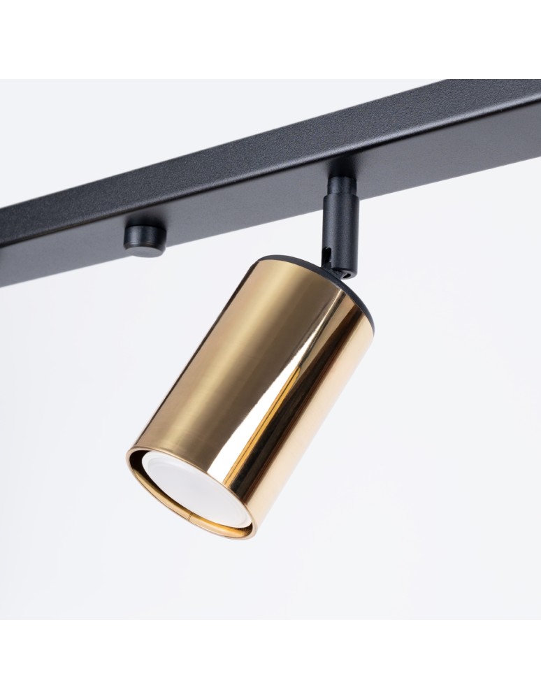 Adjustable ceiling lamps - spots - Sollux Plafond WINX 4L black/gold SL.1387 - product kolory-swiatla.pl 8