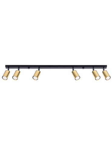 Sollux Plafond WINX 6L black/gold SL.1388