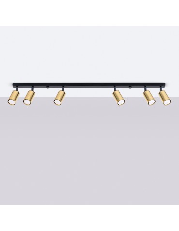 Sollux Plafond WINX 6L black/gold SL.1388 - product 2