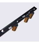 Adjustable ceiling lamps - spots - Sollux Plafond WINX 6L black/gold SL.1388 - product 4