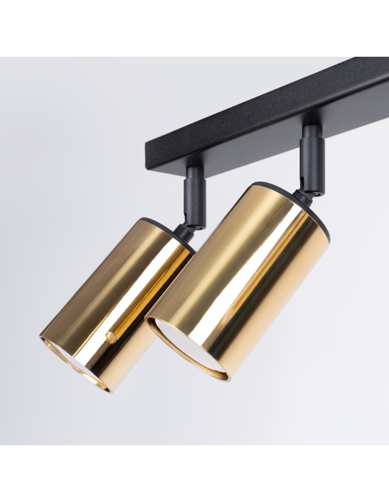 Adjustable ceiling lamps - spots - Sollux Plafond WINX 6L black/gold SL.1388 - product kolory-swiatla.pl 6